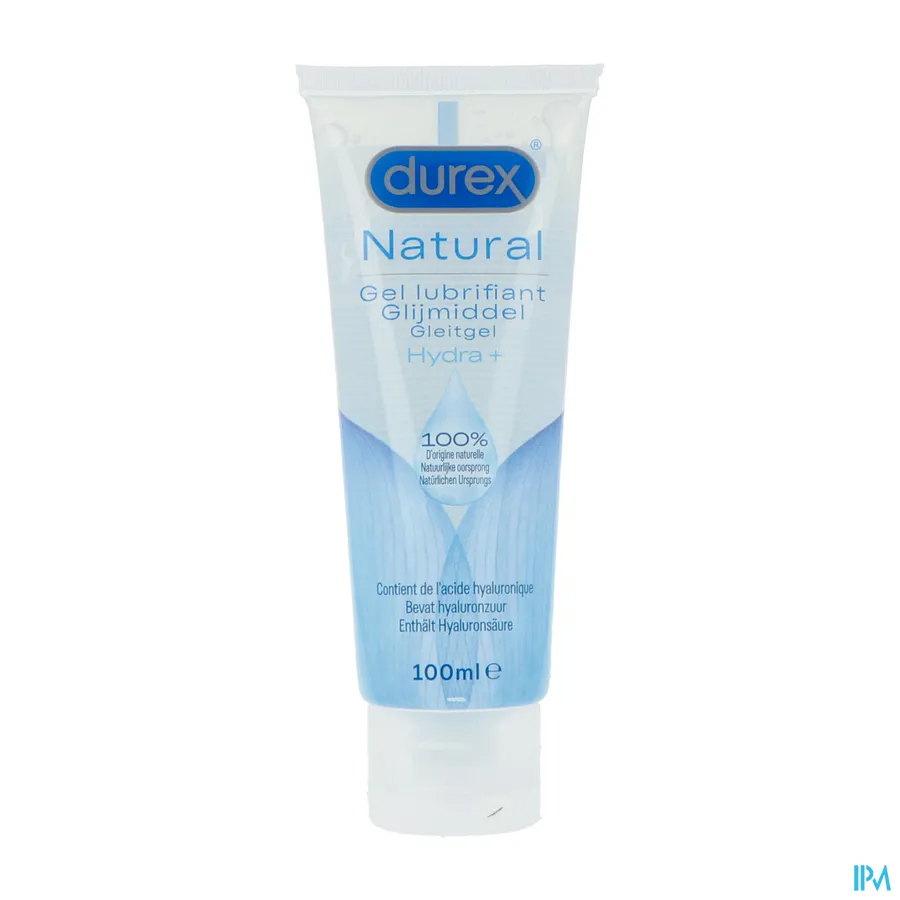 packshot van Durex Naturel Extra Hydra Glijmiddel Gel 100 ml