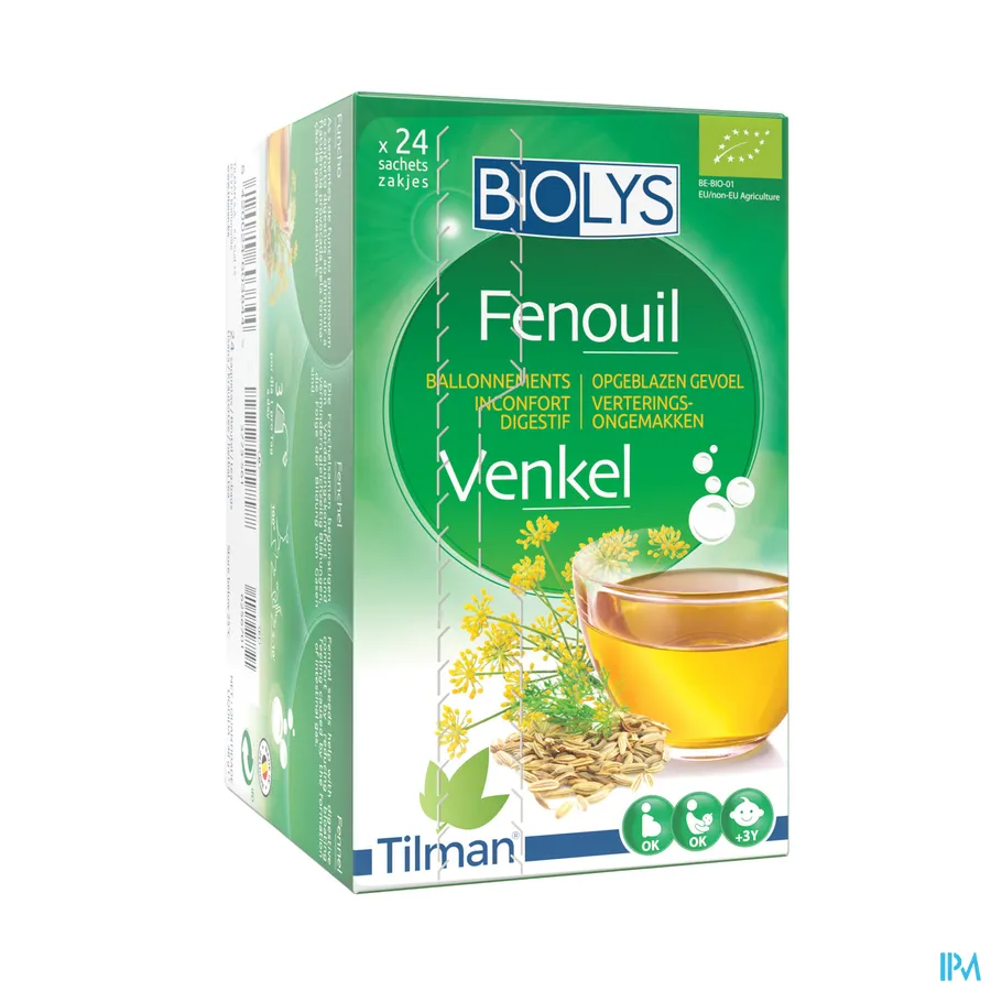 packshot van Tilman Biolys Venkel 24 zakjes
