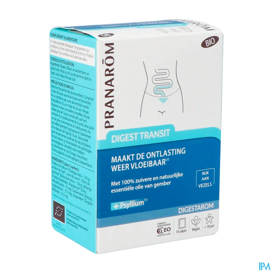 packshot van Pranarom Digestarom Digest Transit Zakje 10x6g