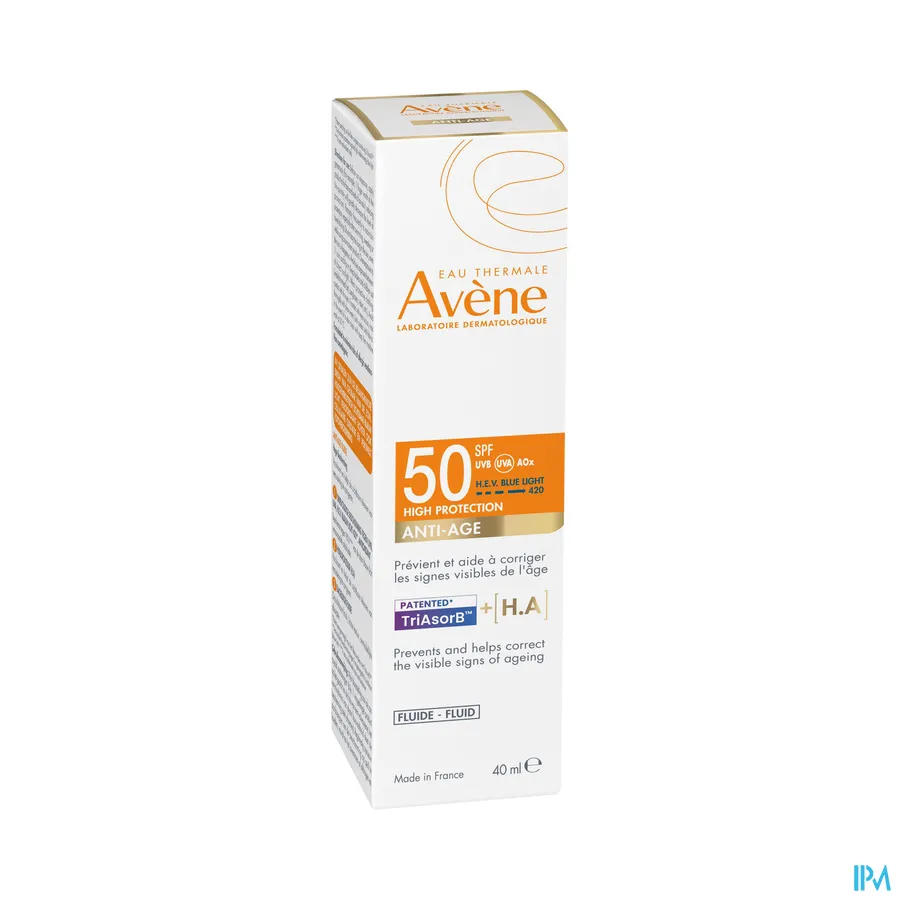packshot van Avène Anti-Age Zonnefluid SPF 50 40 ml