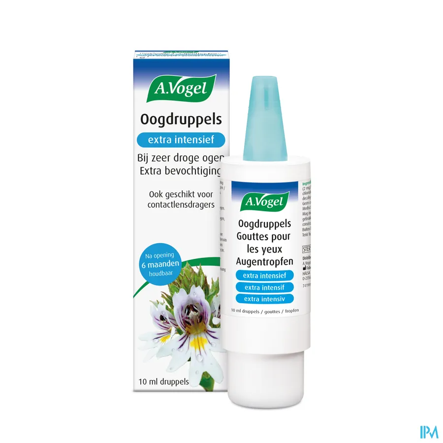 productshot van A. Vogel Oogdruppels Extra Intensief bij Zeer Droge Ogen en voor Extra Bevochtiging 10 ml