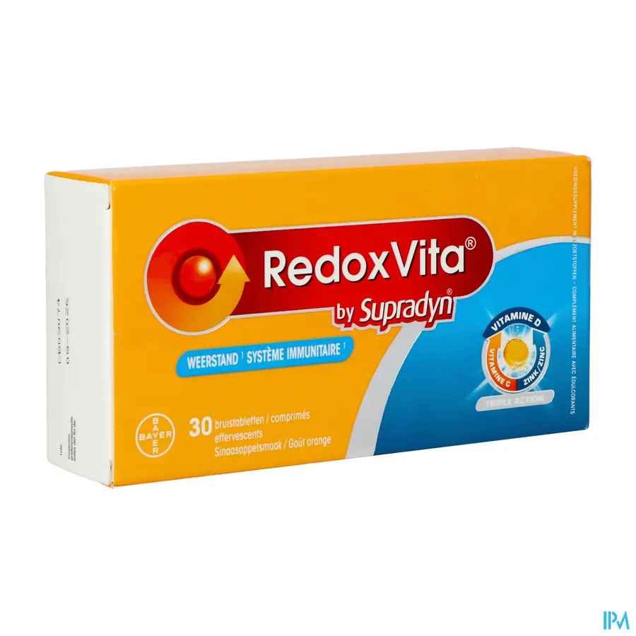 packshot van RedoxVita Triple Action 30 Bruistabletten