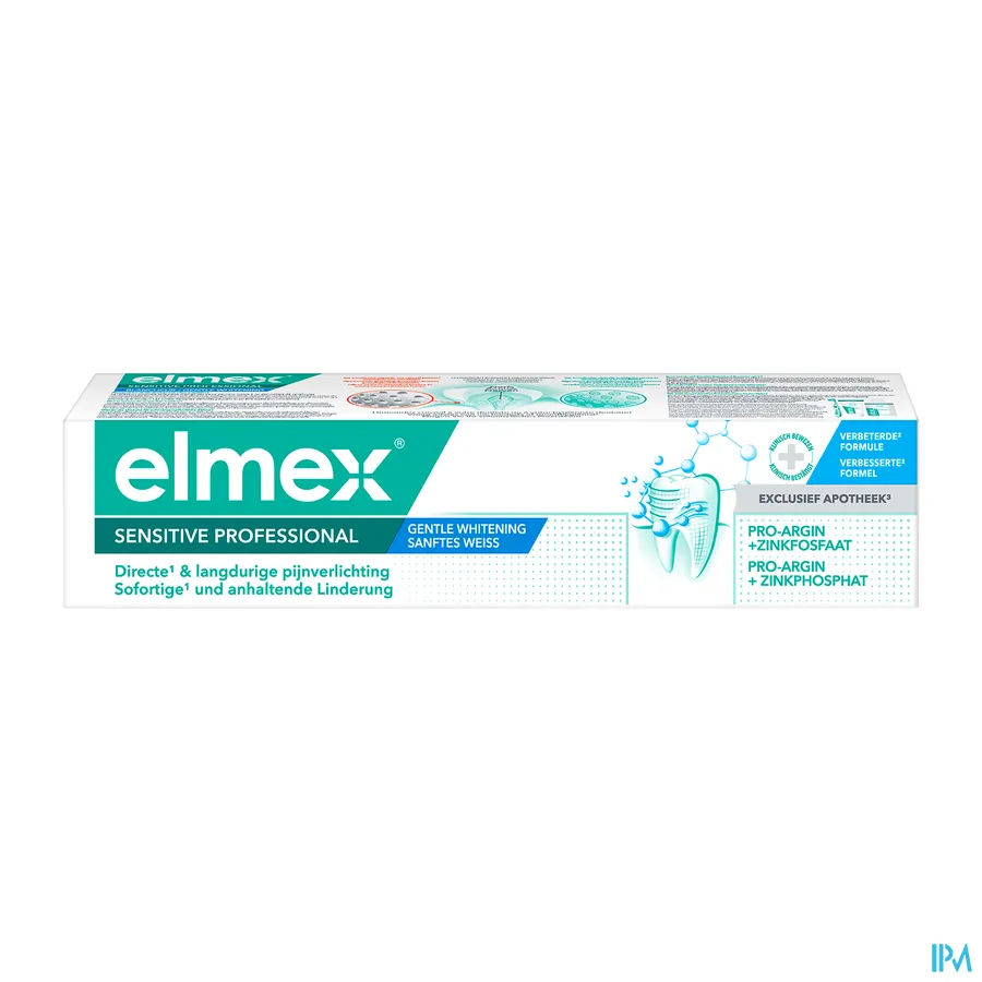 packshot van Elmex Sensitive Professional Whitening Tandpasta 75 ml