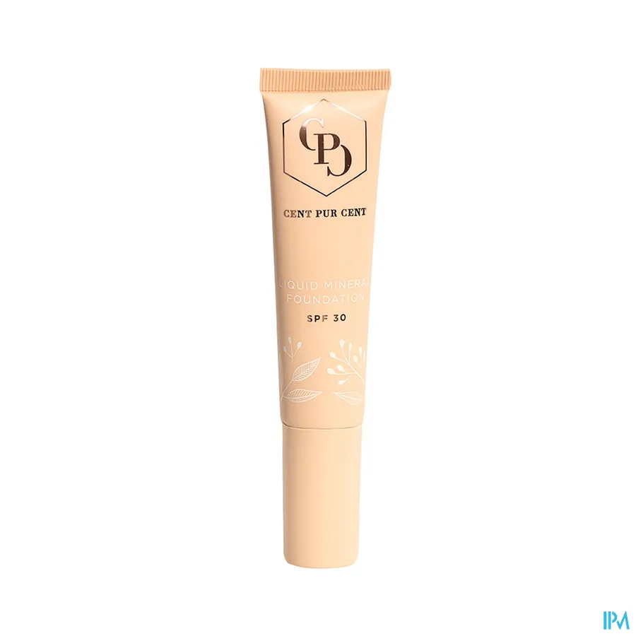 packshot van Cent Pur Cent Liquid Mineral Fdt 3.0 Spf 30 30 ml