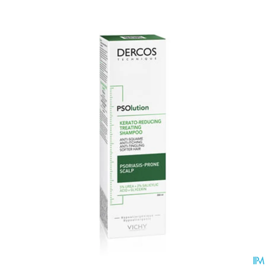 packshot van Vichy Dercos PSOlution Shampoo Kératoreducteur 200 ml