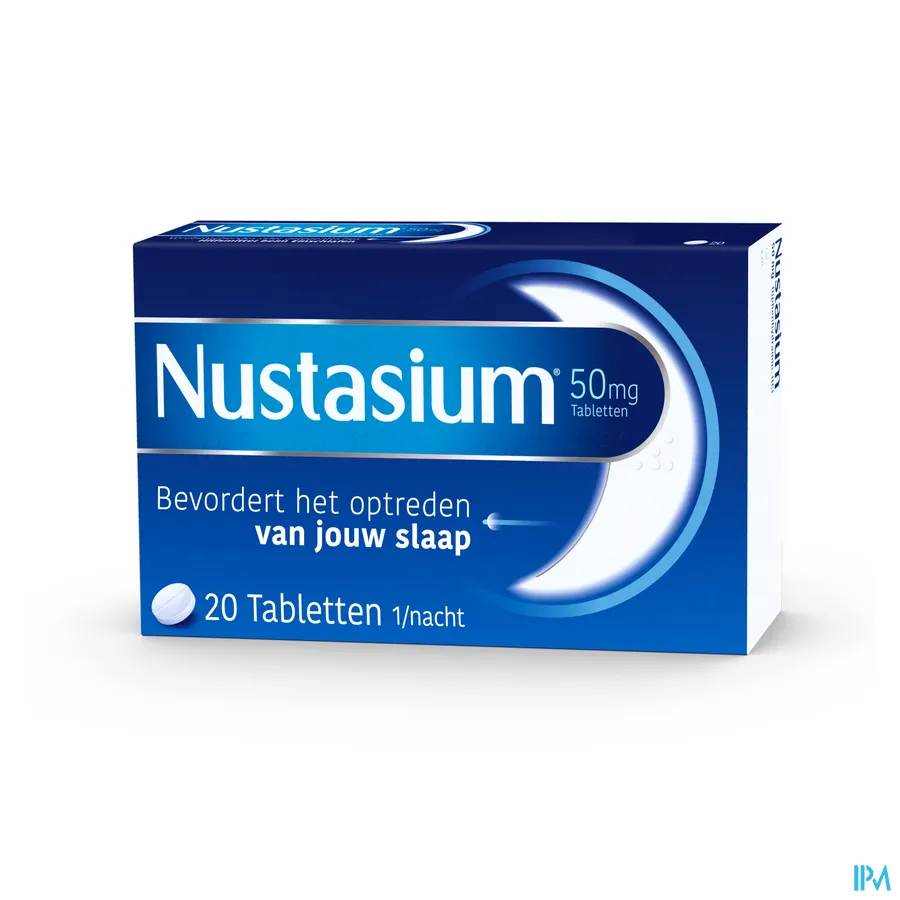 packshot van Nustasium 20 tabletten