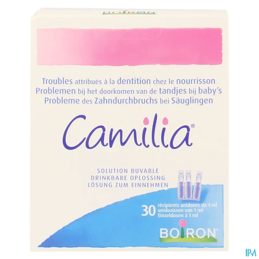 packshot van Boiron Camilia 30 unidoses