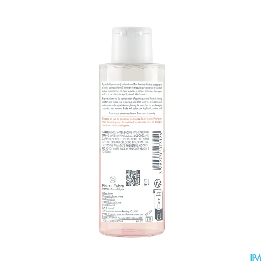 productshot van Avène Intense Oogmake-up Remover 125 ml
