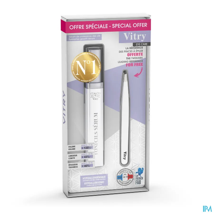 packshot van Vitry Koffer Tonicils + Epileerpincet Gratis 1 stuk