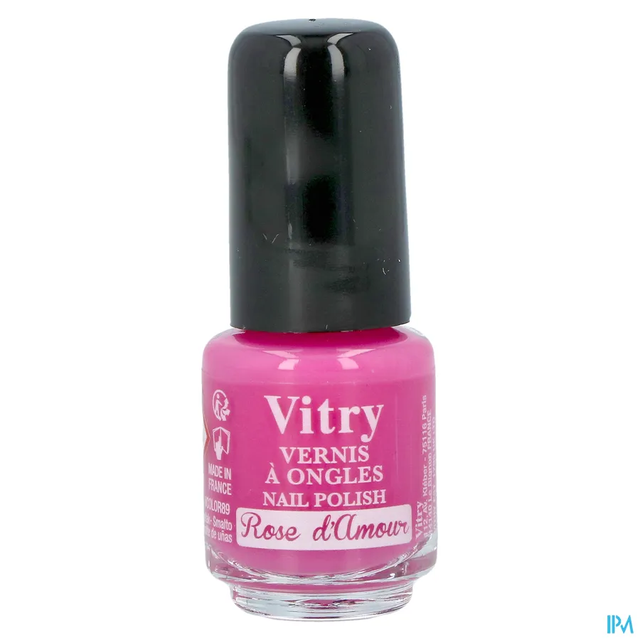 packshot van Vitry Nagellak 89 Rose d'Amour 4 ml