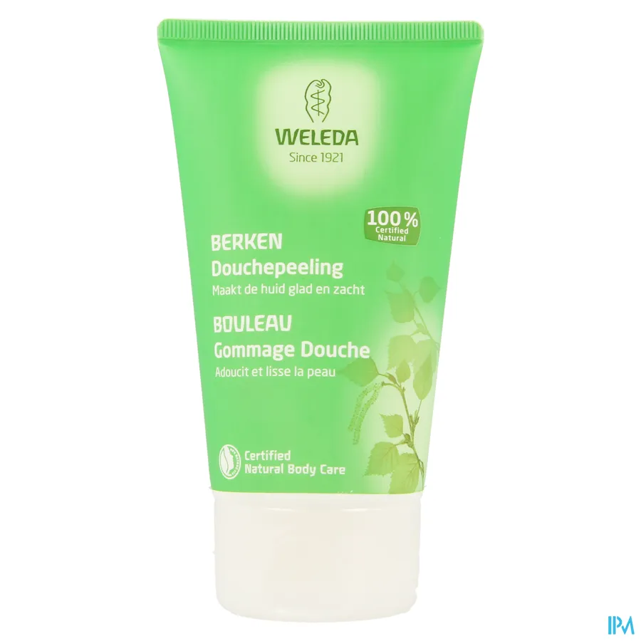 packshot van Weleda Berken Douchepeeling 150 ml
