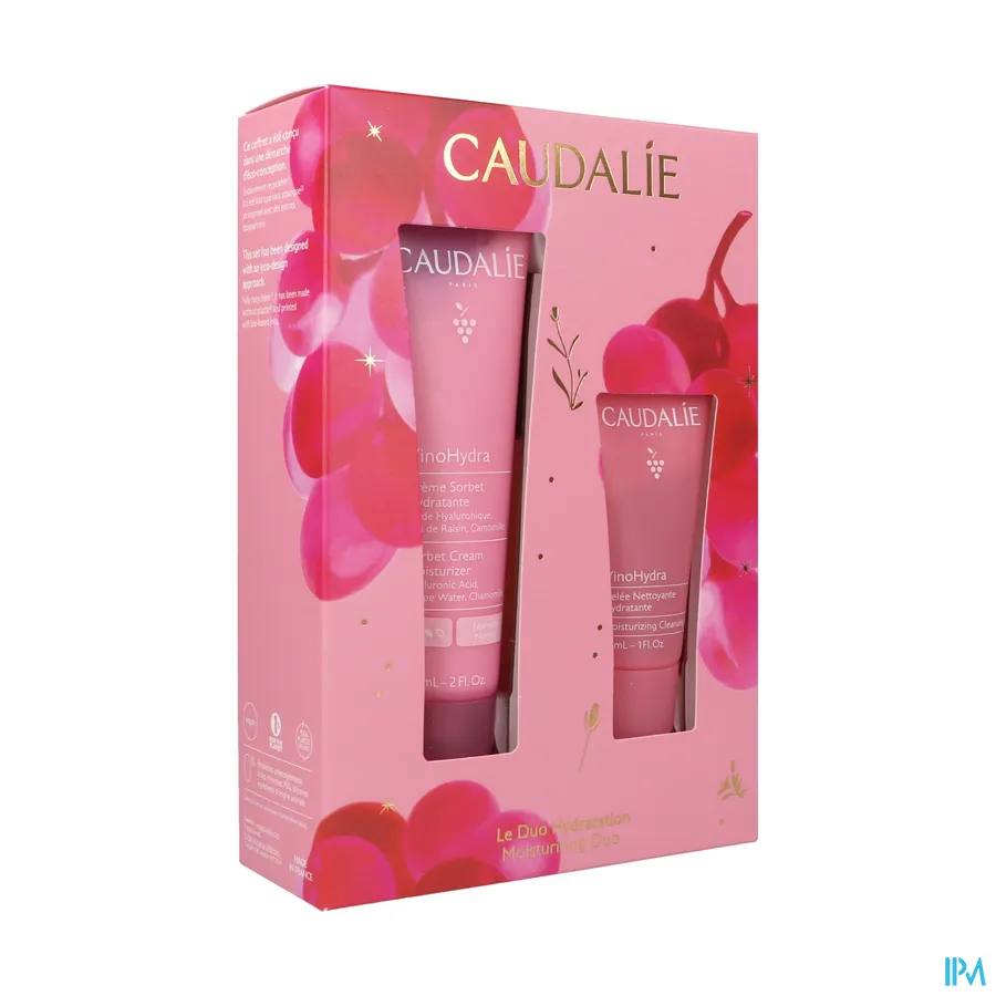 packshot van Caudalie VinoHydra Moisturizing Duo Geschenkset 1 set