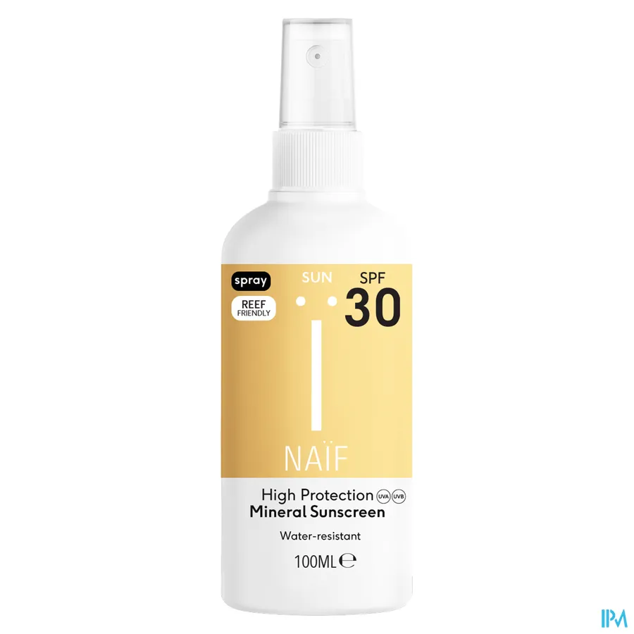 packshot van Naïf Sun Mineral Sunscreen Spray SPF30 100 ml