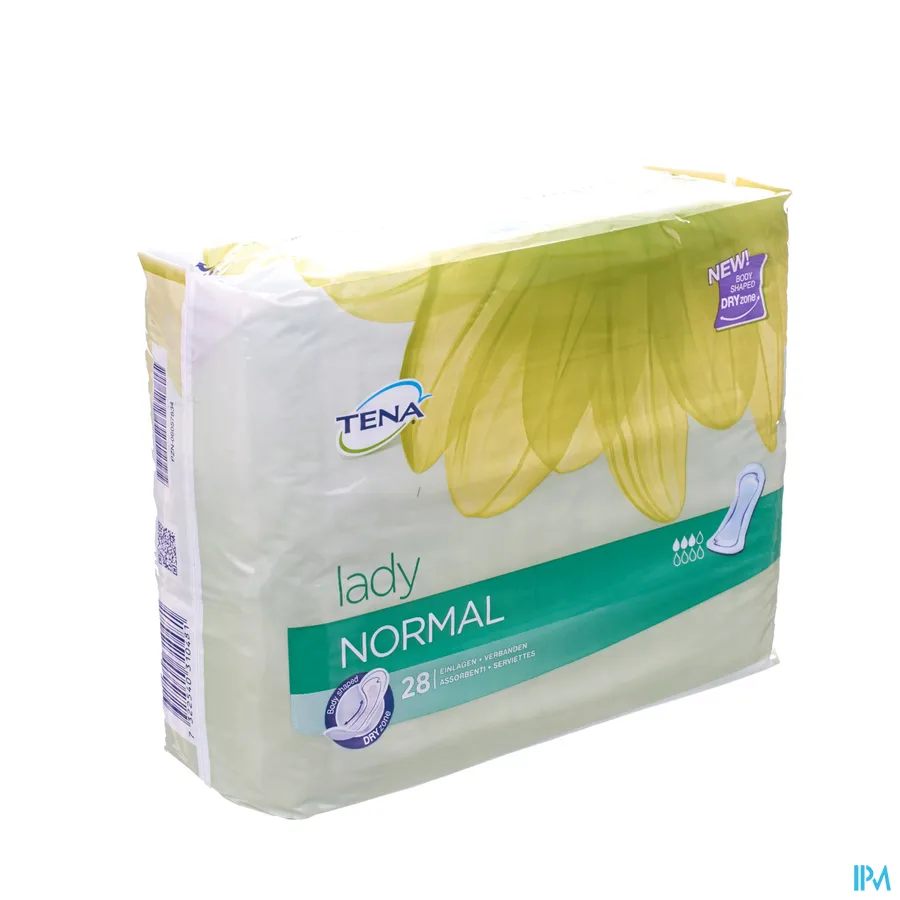 packshot van Tena Lady Normal 28 stuks