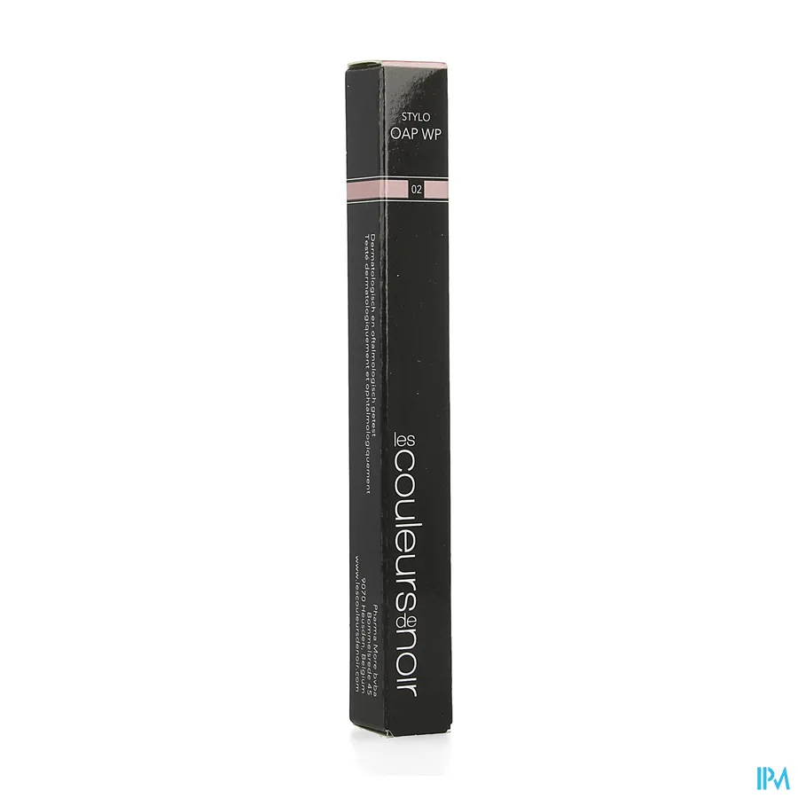 packshot van Les Couleurs De Noir Stylo OAP Waterproof 02 Pink Metal 1,4 g