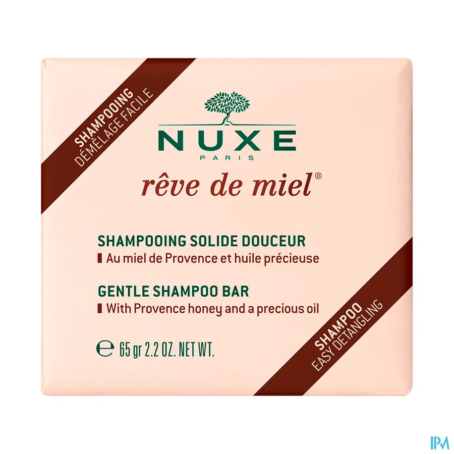 packshot van Nuxe Rêve De Miel Zachte Shampoo Bar 65 g
