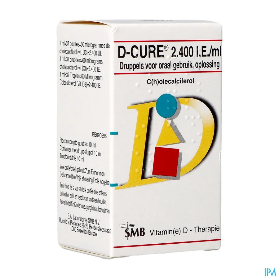 packshot van D-Cure 2400 IE 10 ml