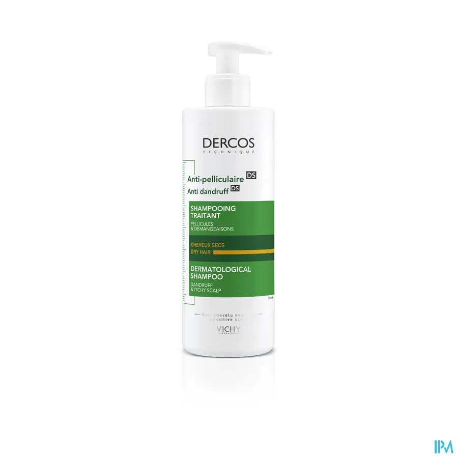 packshot van Vichy Dercos Antiroosshampoo Droog Haar 390 ml