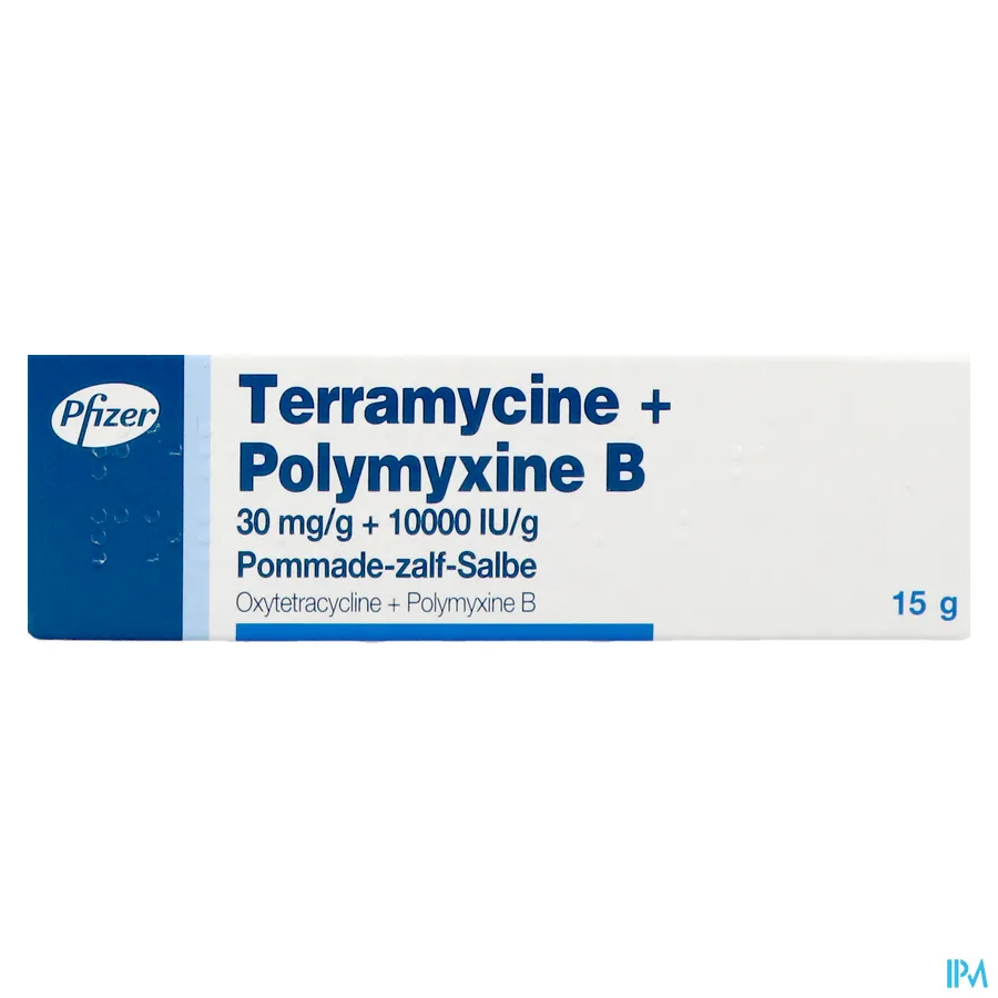 packshot van Terramycine Huidzalf 15 g