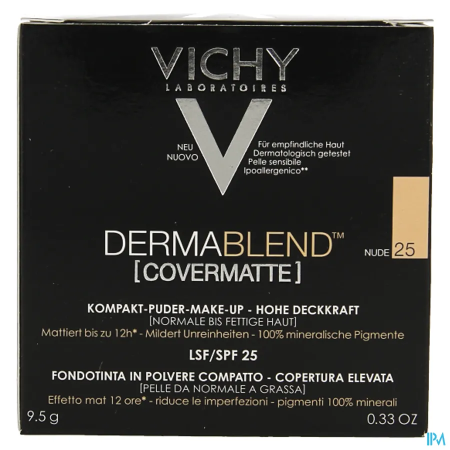 packshot van Vichy Dermablend Covermatte 25 Nude 9,5 g