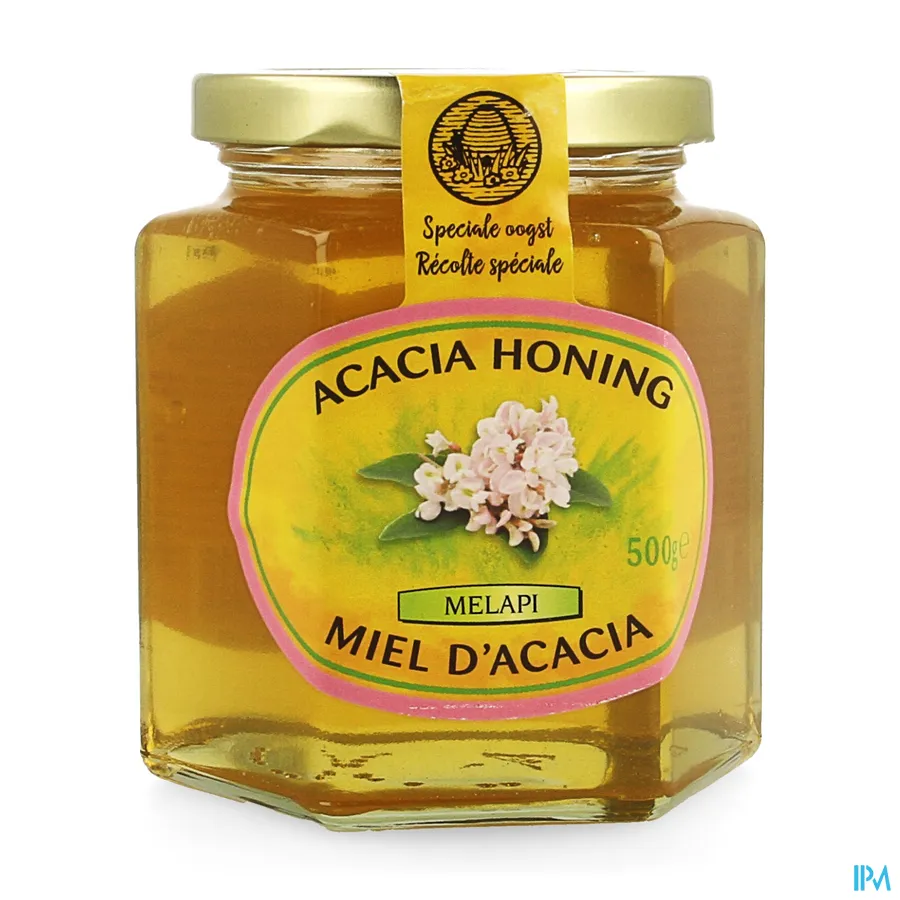 packshot van Melapi Honing Acacia 500 g