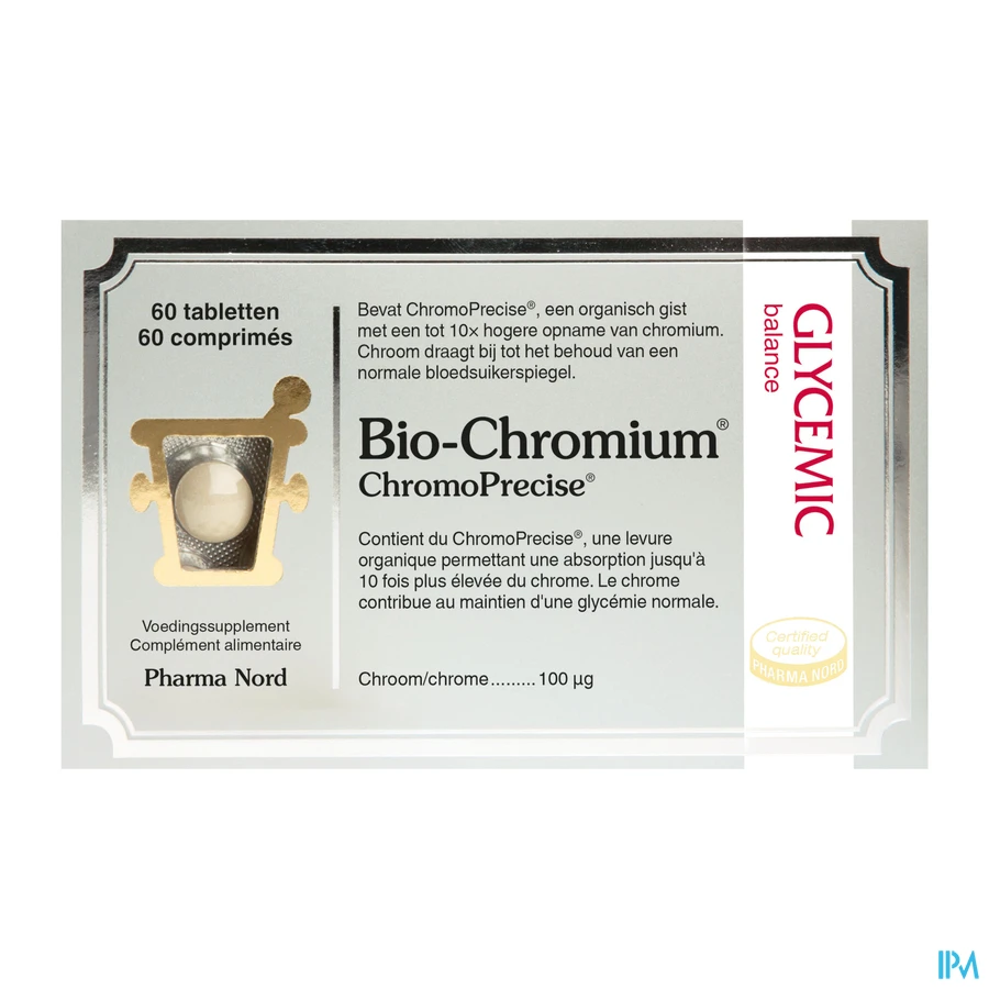 packshot van Bio-Chromium Glycemic Balance 60 Tabletten