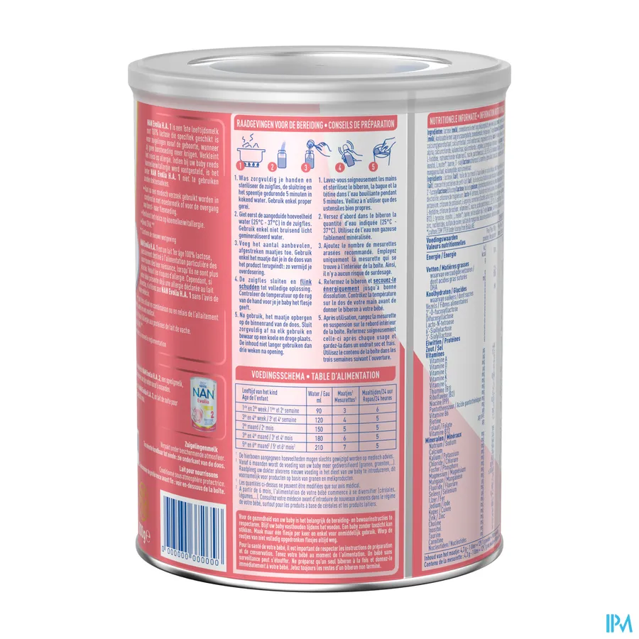 packshot van Nan Evolia HA 1 800 g