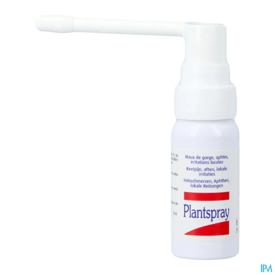 productshot van Plantspray voor Keelpijn, Aften en Lokale Irritaties 20 ml