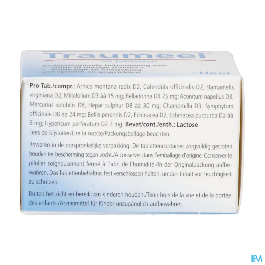 packshot van Heel Traumeel 50 Tabletten