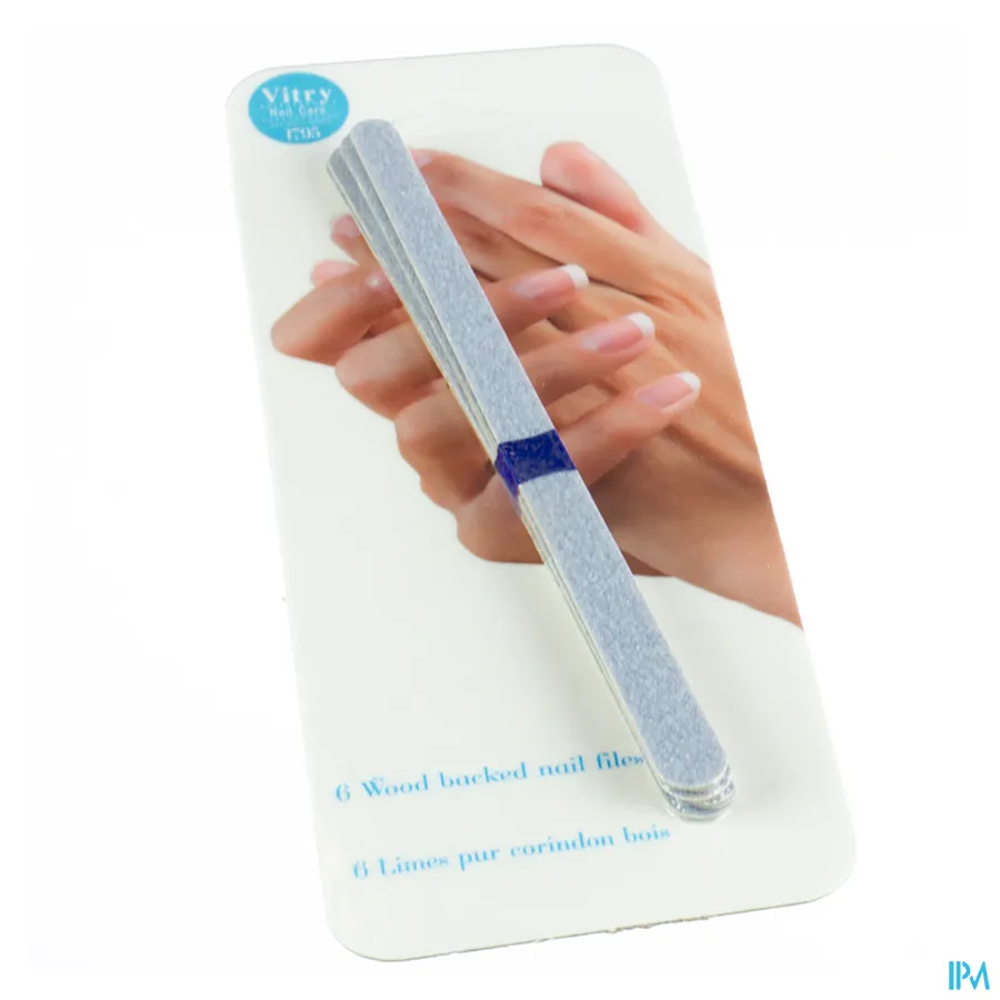 packshot van Vitry Vingernagelvijl Groot Formaat 6 Stuks + 6 Gratis