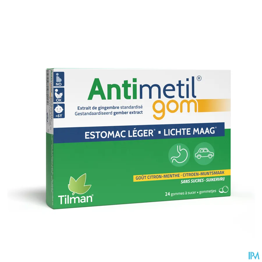 packshot van Tilman Antimetil 24 gommetjes