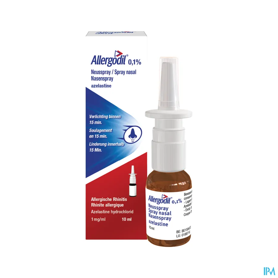productshot van Allergodil Neusspray 10ml