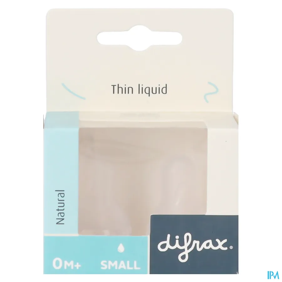 packshot van Difrax Flessenspeen Natural Wide 1-2-3