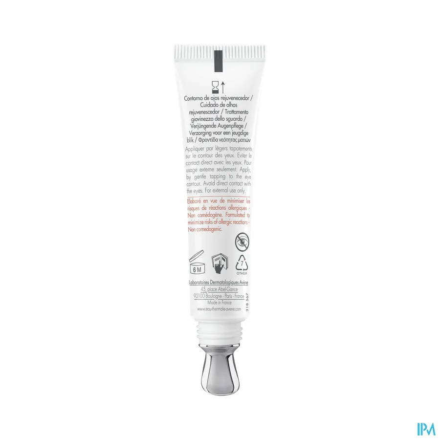 productshot van Avène DermAbsolu Opvullende Oogverzorging 15 ml