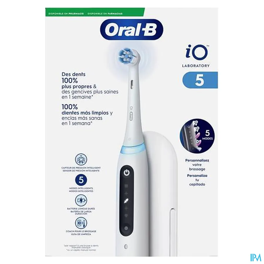 packshot van Oral-B iO Laboratory 5 Elektrische Tandenborstel 1 stuk