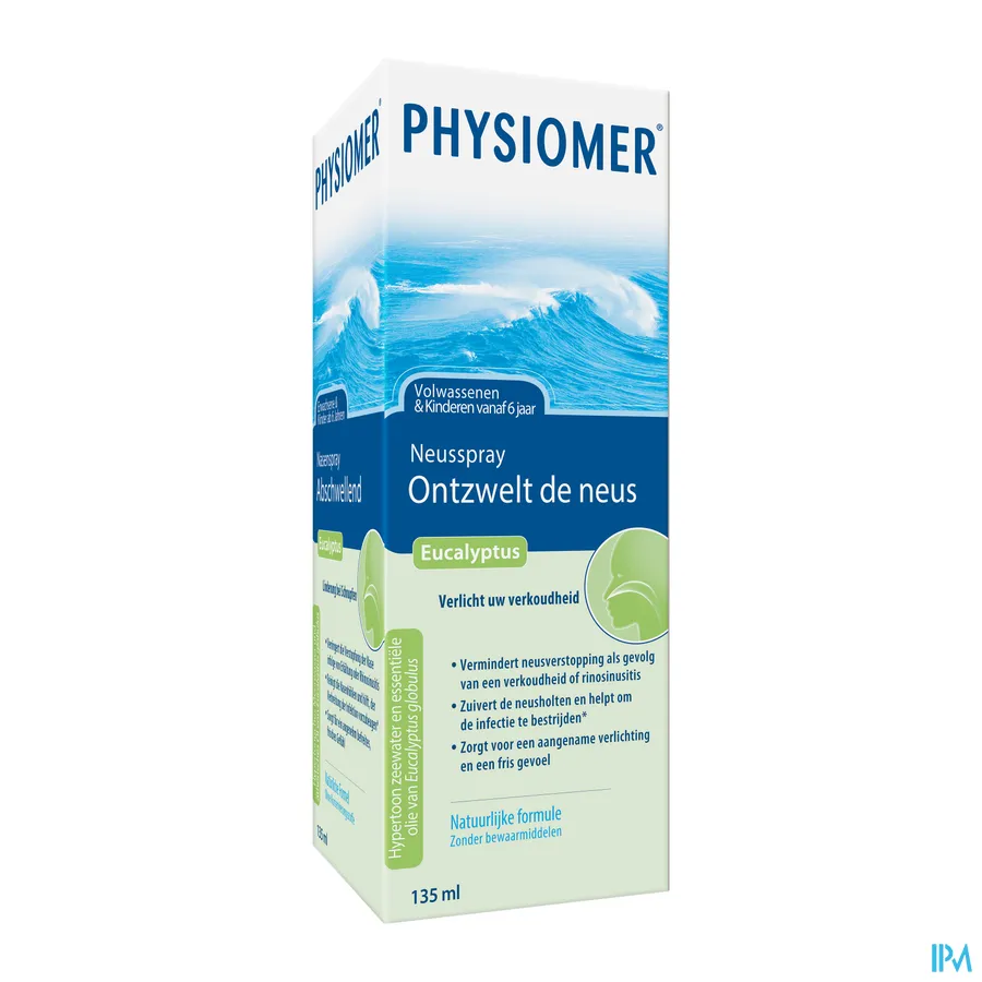 packshot van Physiomer Eucalyptus Spray 135ml