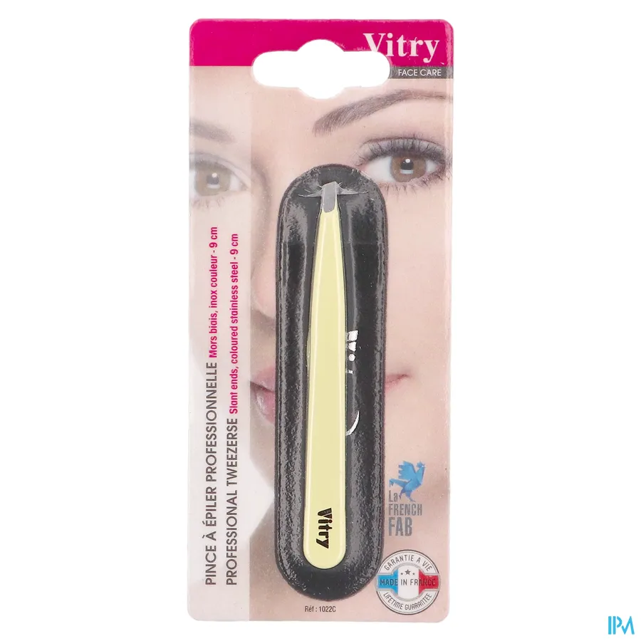 packshot van Vitry Classic Epileerpincet Schuin Inox 1 stuk