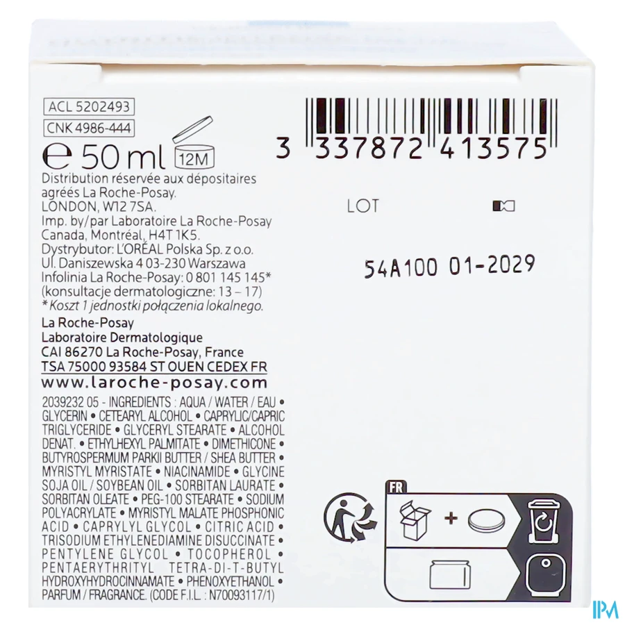 packshot van La Roche-Posay Nutritic Intense Riche 50ml