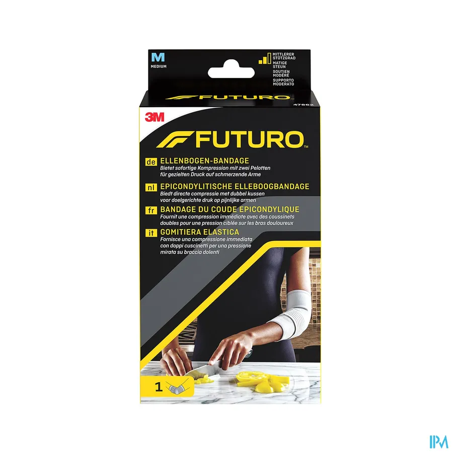 packshot van Futuro Epicondylitische Elleboogbandage Medium (Matig Stabiliserend)