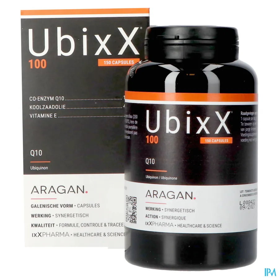 productshot van UbixX 100 150 capsules