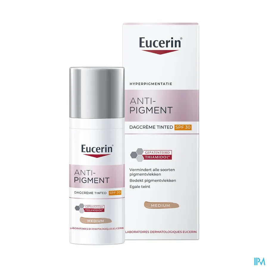productshot van Eucerin Anti-pigment Dagcrème getint SPF30 Medium 50 ml