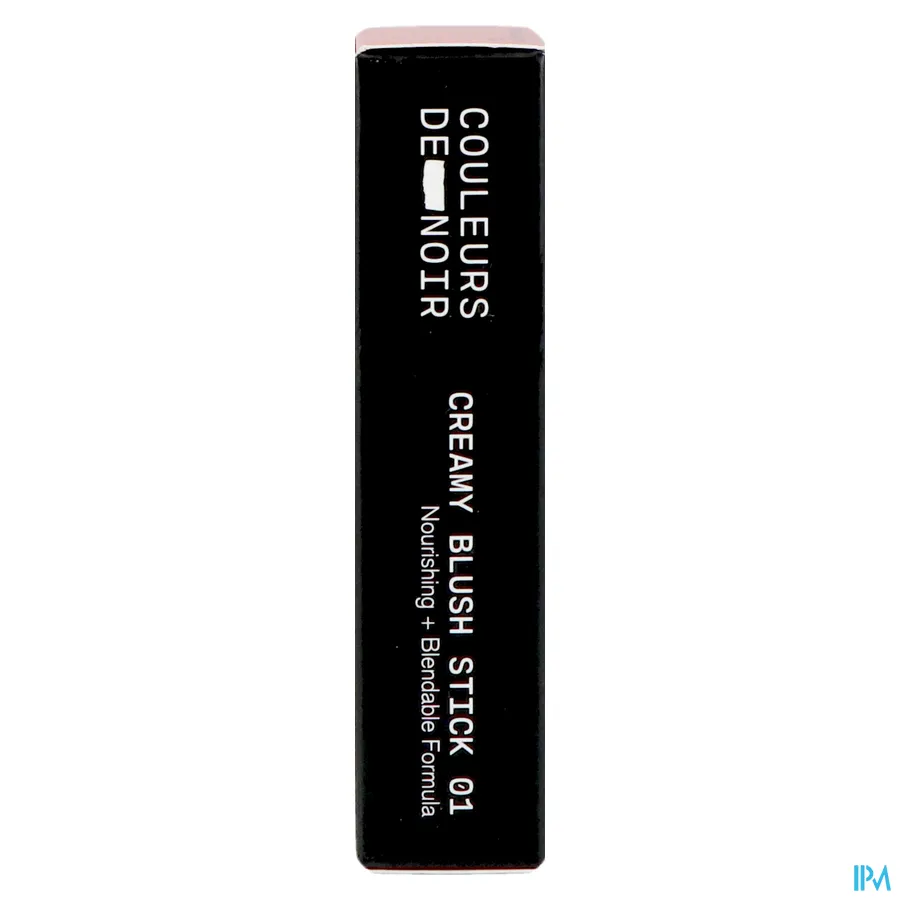 packshot van Couleurs de Noir Creamy Blush Stick 01 Sweet Peach