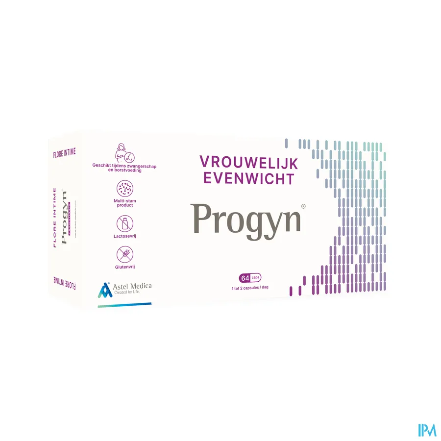 packshot van Progyn 64 capsules