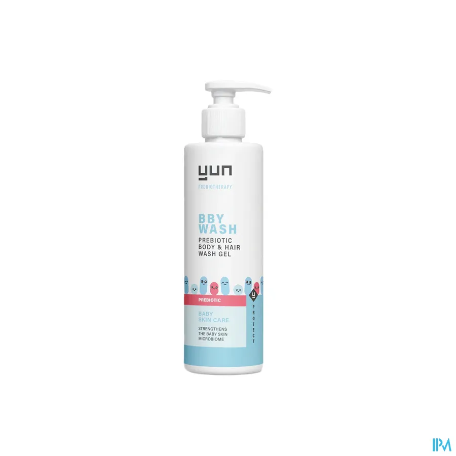packshot van Yun Bby Prebiotic Lichaam & Haar Wasgel 200 ml