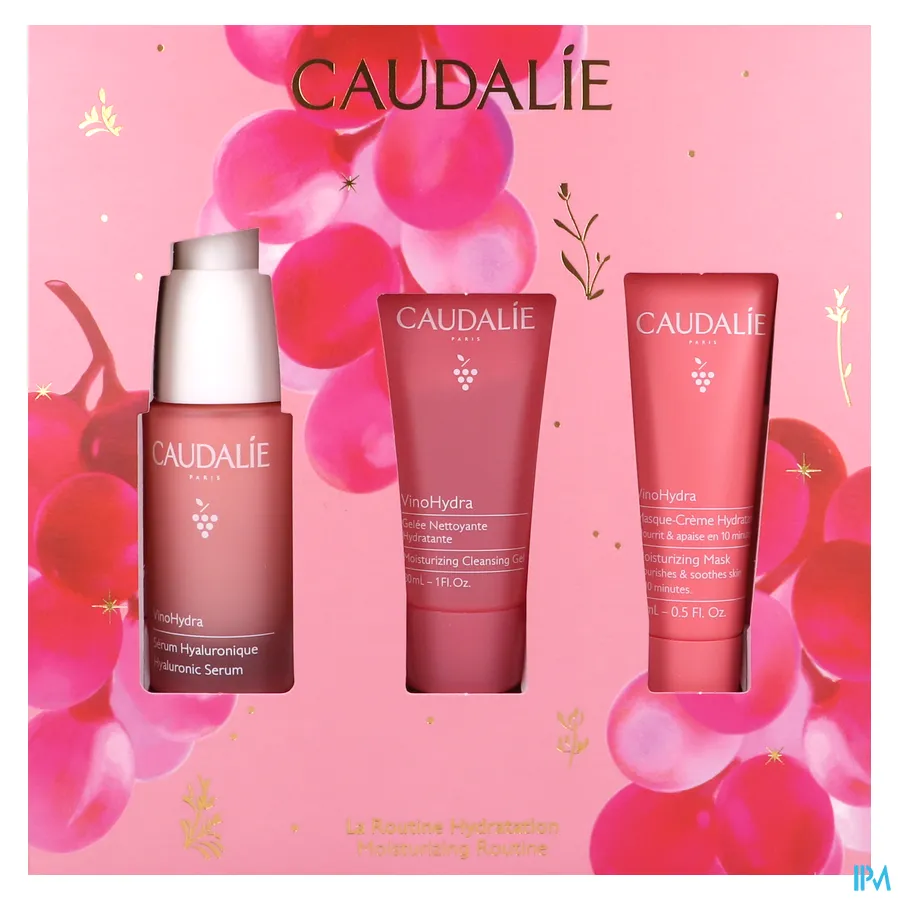 packshot van Caudalie VinoHydra Moisturizing Routine Geschenkset 1 set