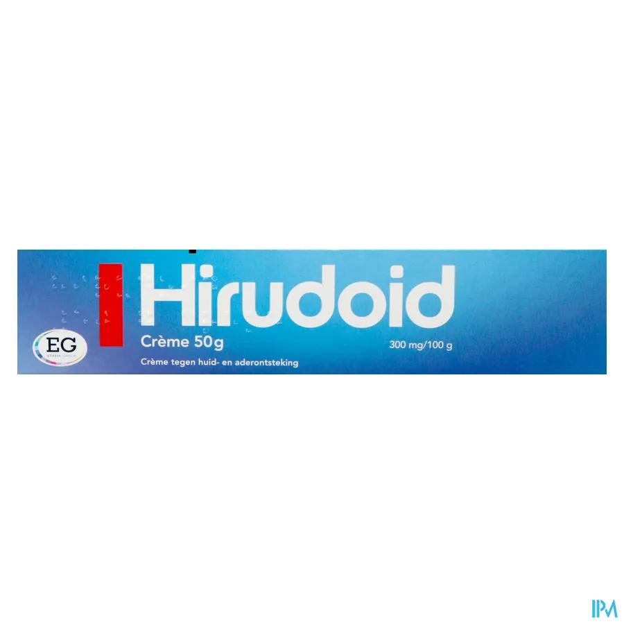 packshot van Hirudoid 50g crème