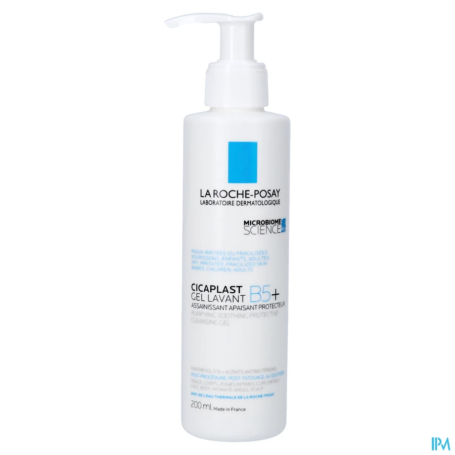 packshot van La Roche-posay Cicaplast Wasgel B5 200 ml