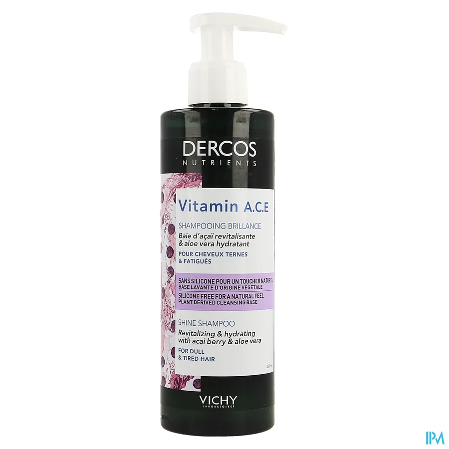 packshot van Vichy Dercos Nutrients Vitamine Shampoo 250 ml