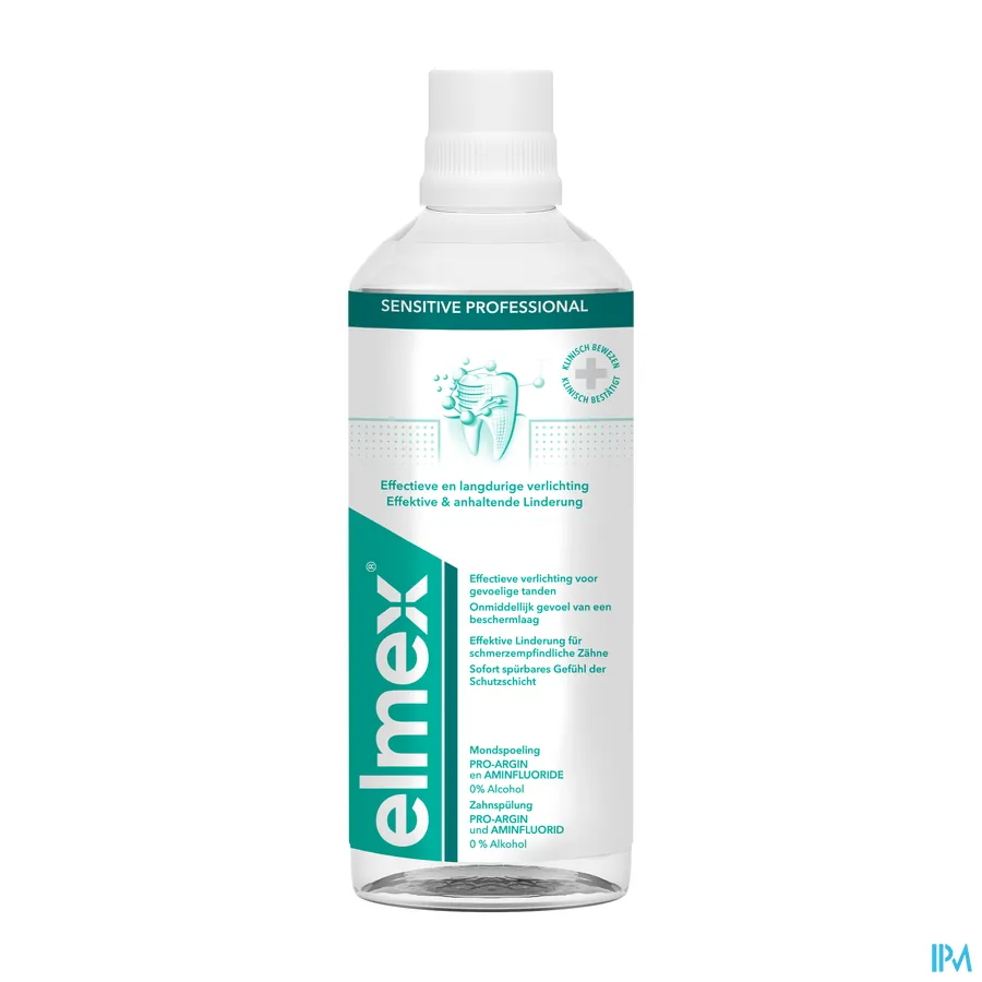 packshot van Elmex Sensitive Professional Tandspoeling 400 ml
