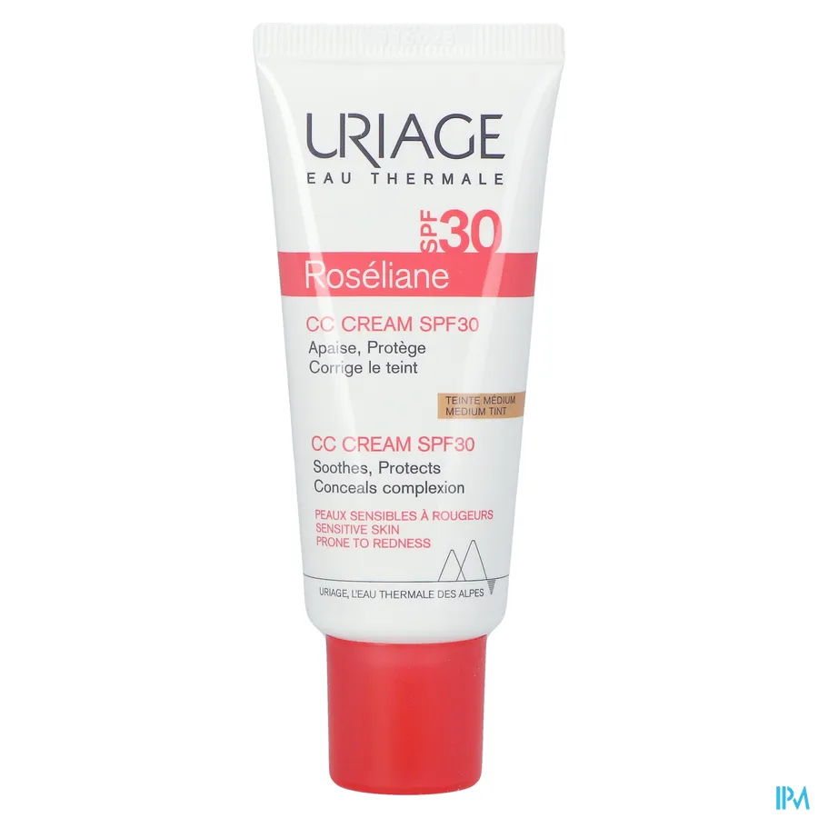 packshot van Uriage Roseliane CC Crème SPF30 - medium tint 40 ml